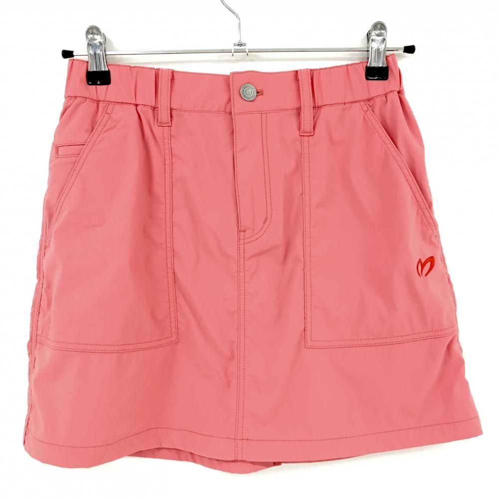 【超美品】マスターバニー ナイロンスカート ピンク 裏地付き レディース 0(S) ゴルフウェア MASTER BUNNY EDITION