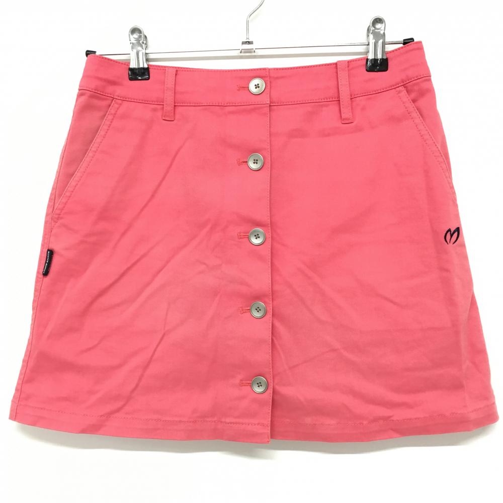 マスターバニー スカート ピンク フロントボタン 花刺しゅう  レディース 1(M) ゴルフウェア MASTER BUNNY EDITION