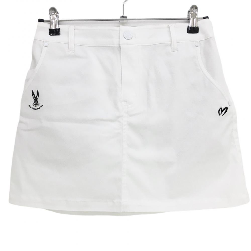 【新品】マスターバニー×LOONEY TUNES スカート 白×黒  レディース 1(M) ゴルフウェア 2022年モデル MASTER BUNNY EDITION
