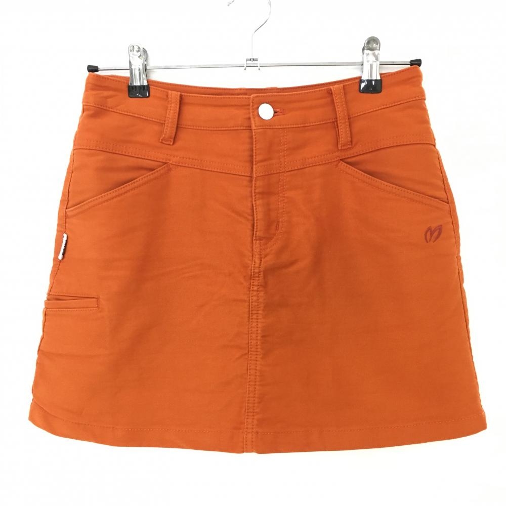 マスターバニー スカート オレンジ 無地 内側インナーパンツ  レディース 0(S) ゴルフウェア MASTER BUNNY EDITION