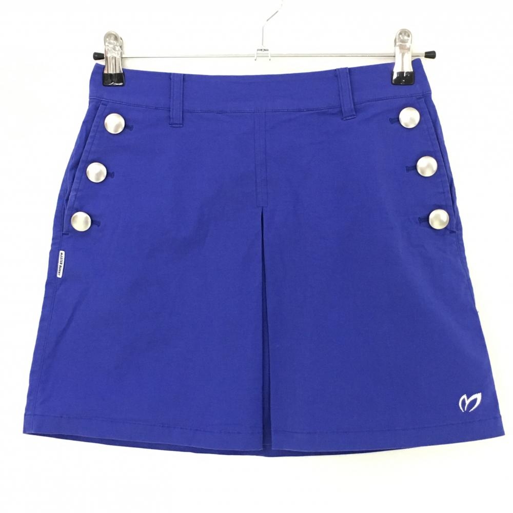 マスターバニー スカート ブルー系 シルバーボタン  レディース 00(XS) ゴルフウェア MASTER BUNNY EDITION
