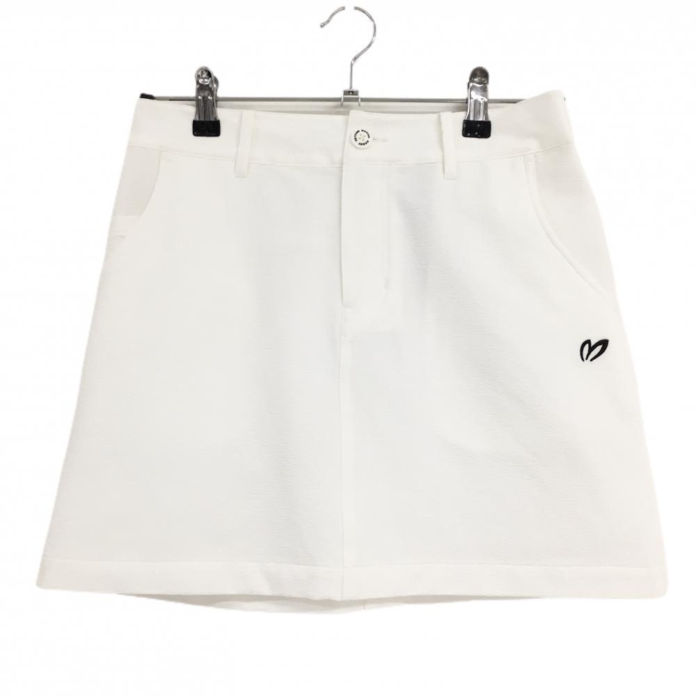 【新品】マスターバニー スカート 白 サッカー生地 COOLMAX レディース 0(S) ゴルフウェア MASTER BUNNY EDITION