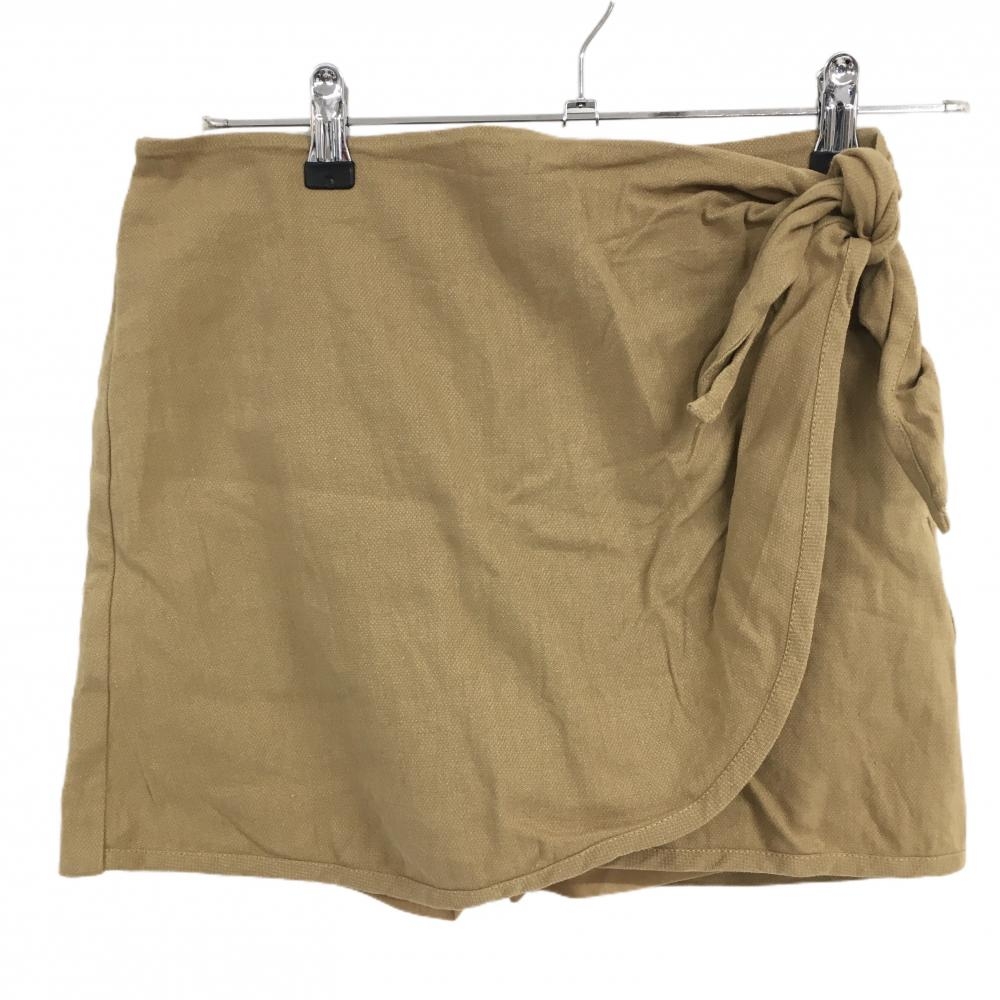 【美品】マスターバニー スカート ブラウン 巻きスカート風 内側インナーパンツ   レディース 0(S) ゴルフウェア MASTER BUNNY EDITION