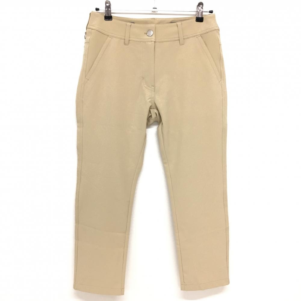 【新品】マリクレールスポール 半端丈パンツ ベージュ UVカット ストレッチ  レディース L ゴルフウェア 2023年モデル marie claire