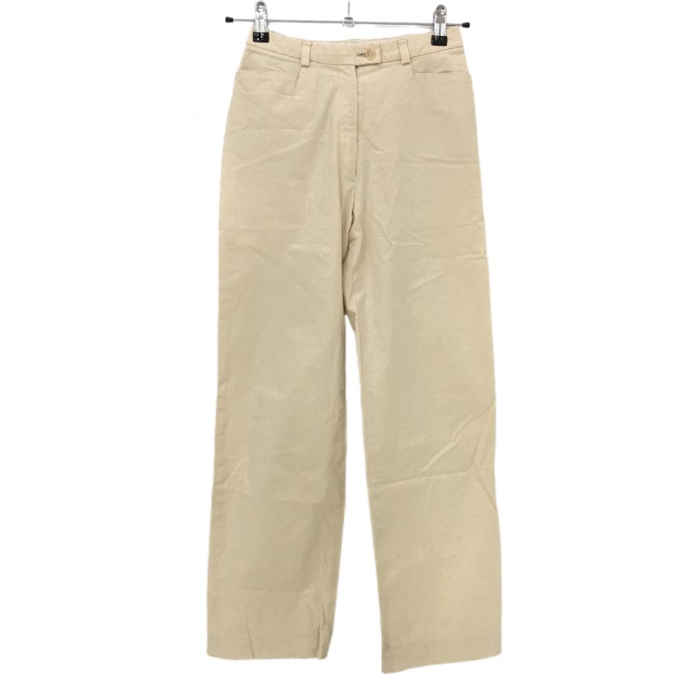 マンシングウェア パンツ ベージュ バックロゴ刺しゅう  レディース 7 ゴルフウェア Munsingwear