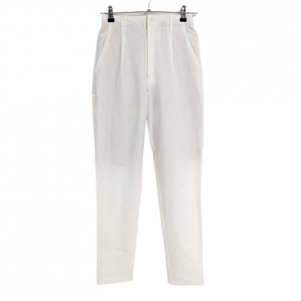 ルコックゴルフ パンツ 白 ひざ上裏地付 ストレッチ シャカシャカ レディース 9 ゴルフウェア le coq sportif