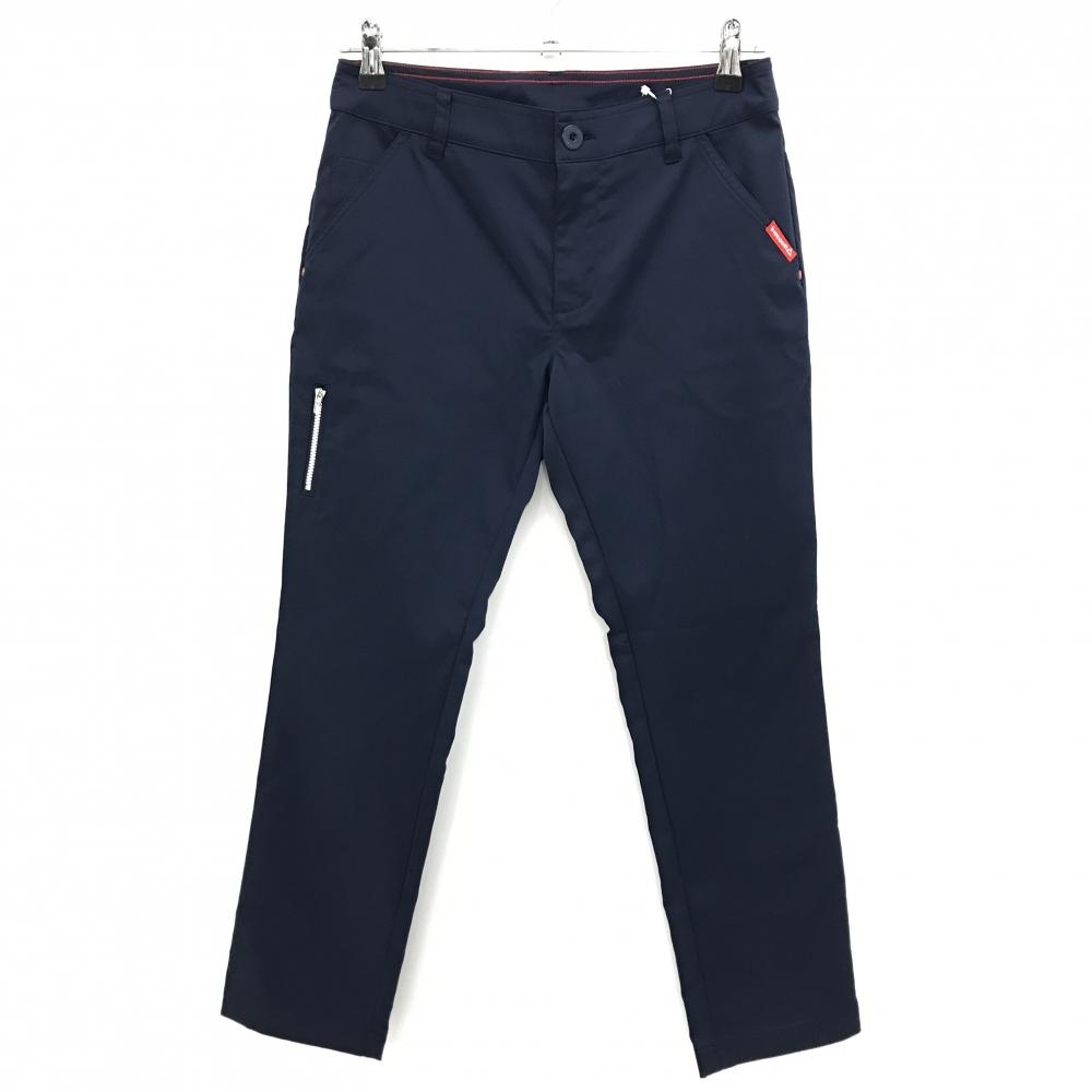 【新品】ルコックゴルフ パンツ ネイビー ストレッチ ソフトフィットウエスト レディース 9 ゴルフウェア le coq sportif