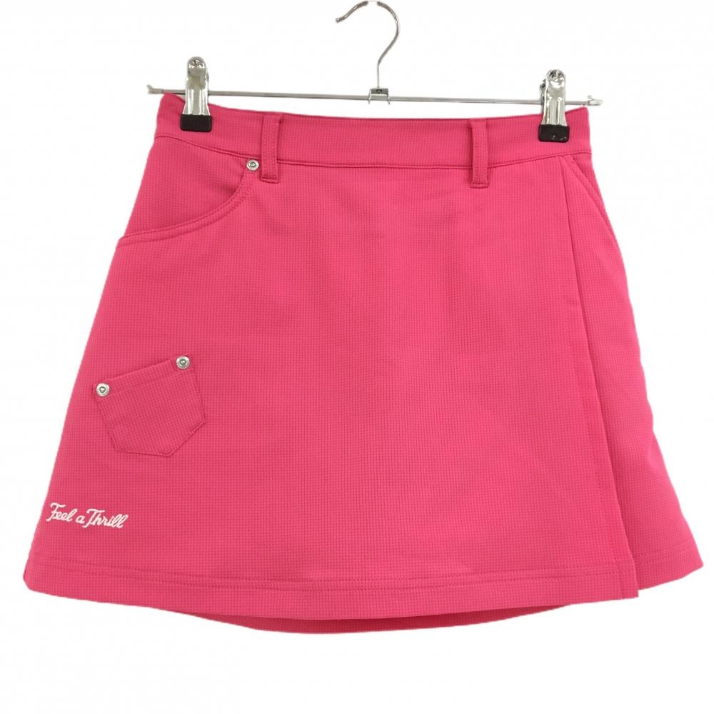 ルコック スカート ピンク 内側インナーパンツ  レディース 7 ゴルフウェア le coq sportif