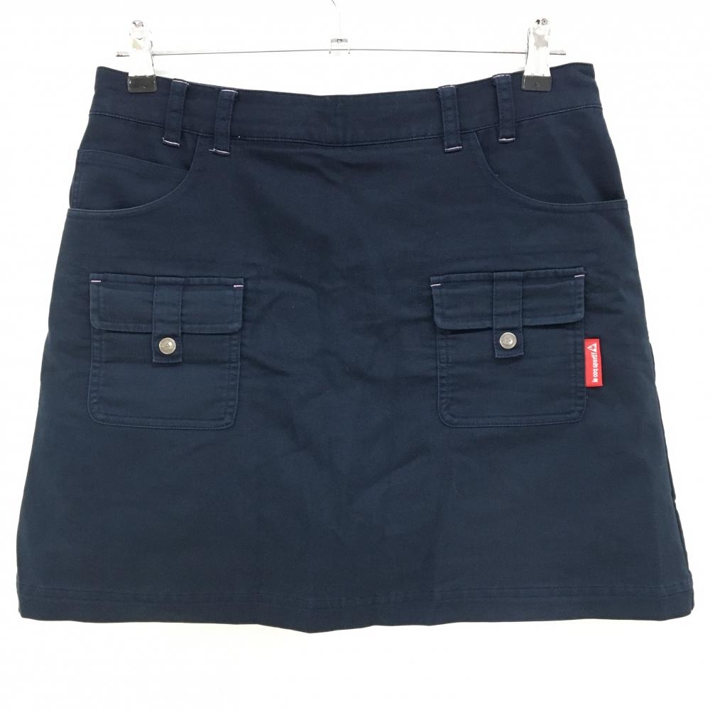 ルコックゴルフ スカート ネイビー ストレッチ 内側インナーパンツ  レディース 11 ゴルフウェア le coq sportif