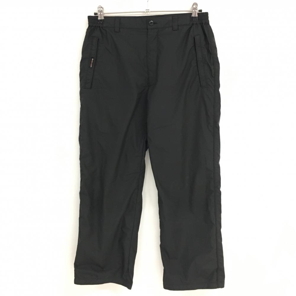 【美品】マスターズ パンツ 黒 裏地付 無地  メンズ 2 ゴルフウェア MASTERS