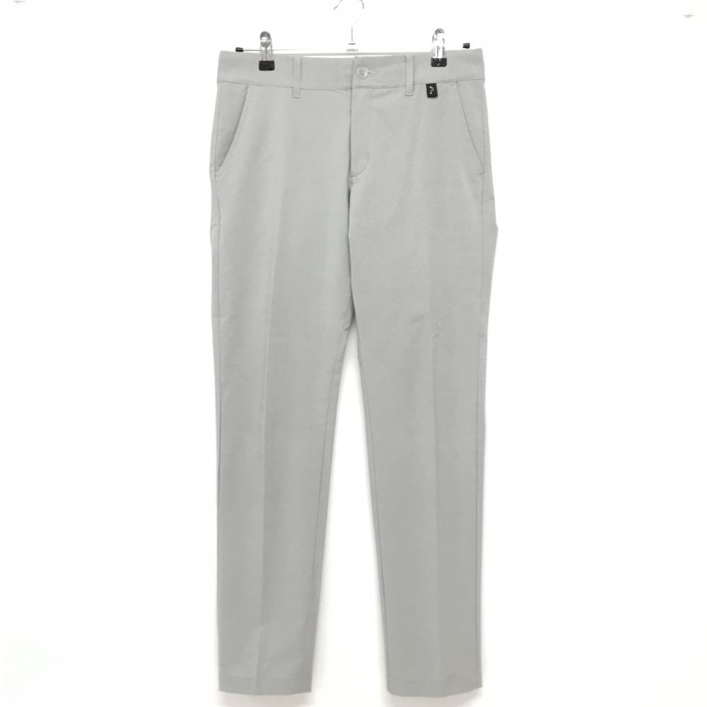 【美品】ピークパフォーマンス パンツ ライトグレー ストレッチ 無地 メンズ 23/32 ゴルフウェア Peak Performance