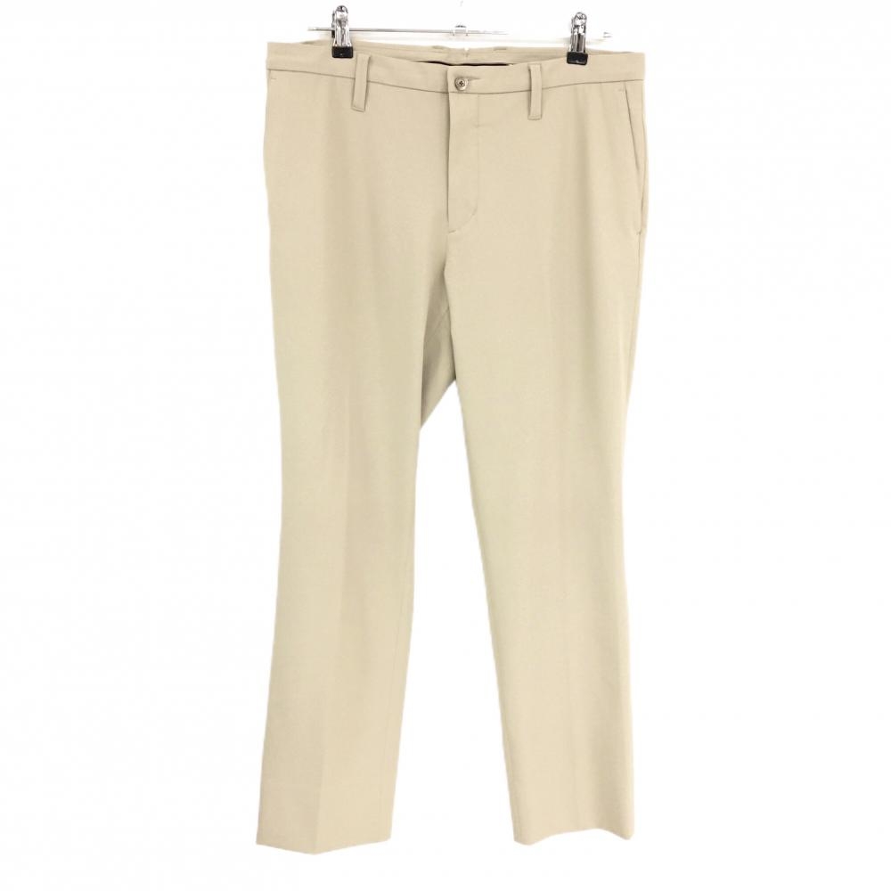 【超美品】フェリージイルゴルフ パンツ ベージュ 後ポケットロゴ ストレッチ メンズ L ゴルフウェア Felisi IL GOLF 