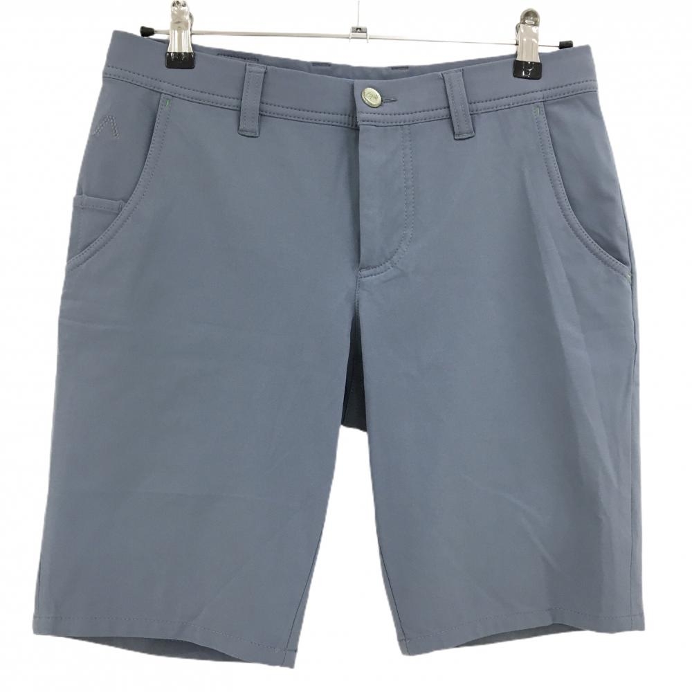 【超美品】アルベルト ハーフパンツ グレー シンプル ストレッチ メンズ 44 ゴルフウェア ALBERTO