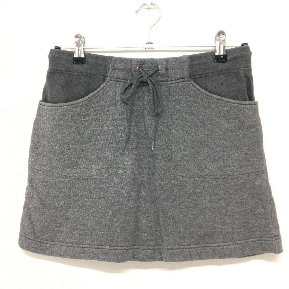 【美品】アンタイトル スカート グレー スウェット レディース M ゴルフウェア UNTITLED