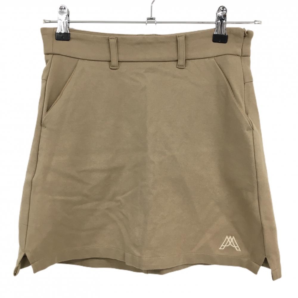 エースアンドレア スカート ブラウン 無地 ストレッチ 内側インナーパンツ  レディース 1685 ゴルフウェア ACEANDRARE