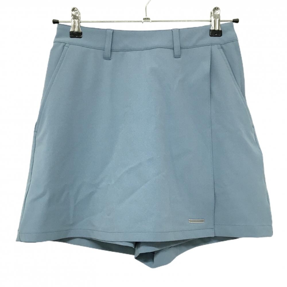 【超美品】ゼロハリバートン キュロットスカート スモーキーブルー ストレッチ  レディース S ゴルフウェア 2024年モデル ZERO HALLIBURTON