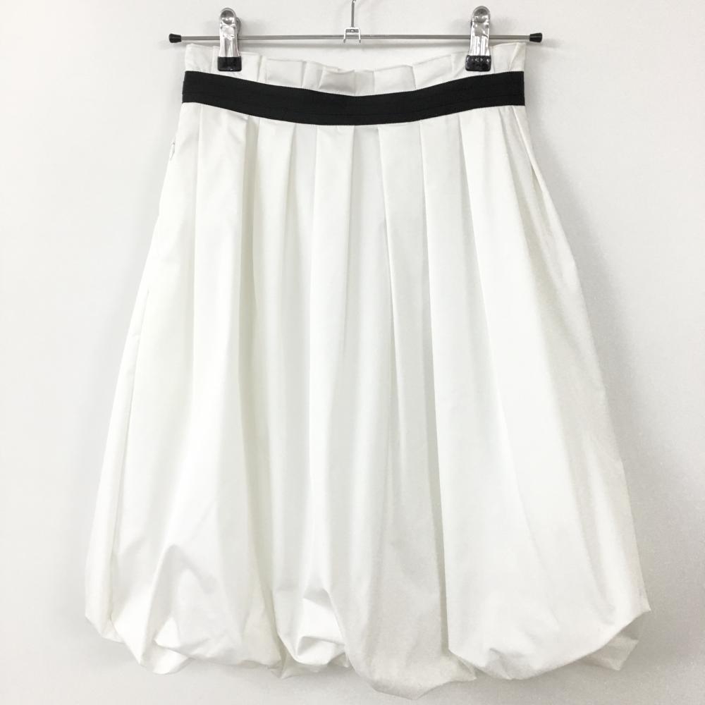  フォクシーニューヨーク バルーンスカート 白×黒  レディース 38 ブランド1