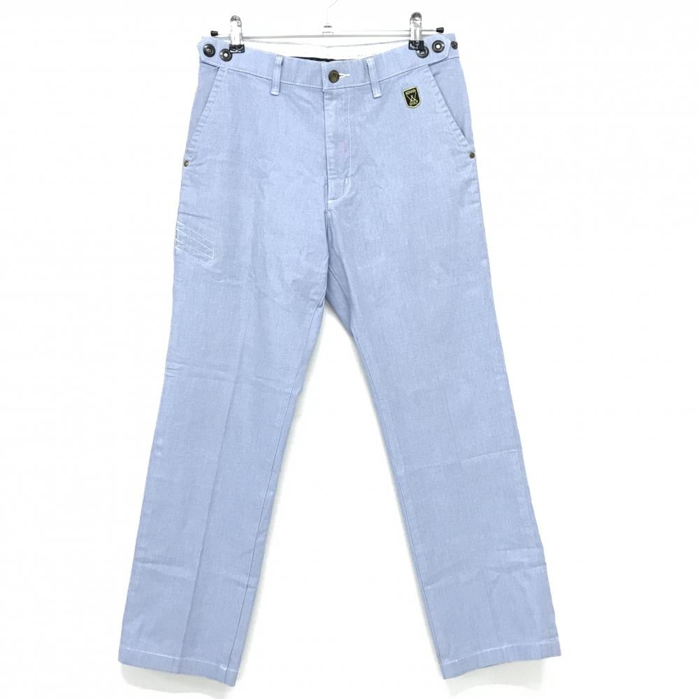 エドウィン パンツ ライトブルー ロゴワッペン ティー装着可 メンズ M ゴルフウェア EDWIN GOLF