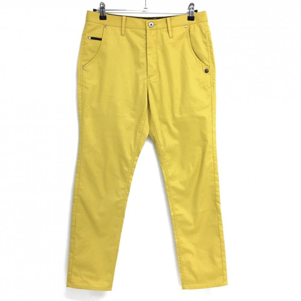 【超美品】セントアンドリュース パンツ イエロー 織生地 ストレッチ  メンズ M ゴルフウェア 2021年モデル St ANDREWS
