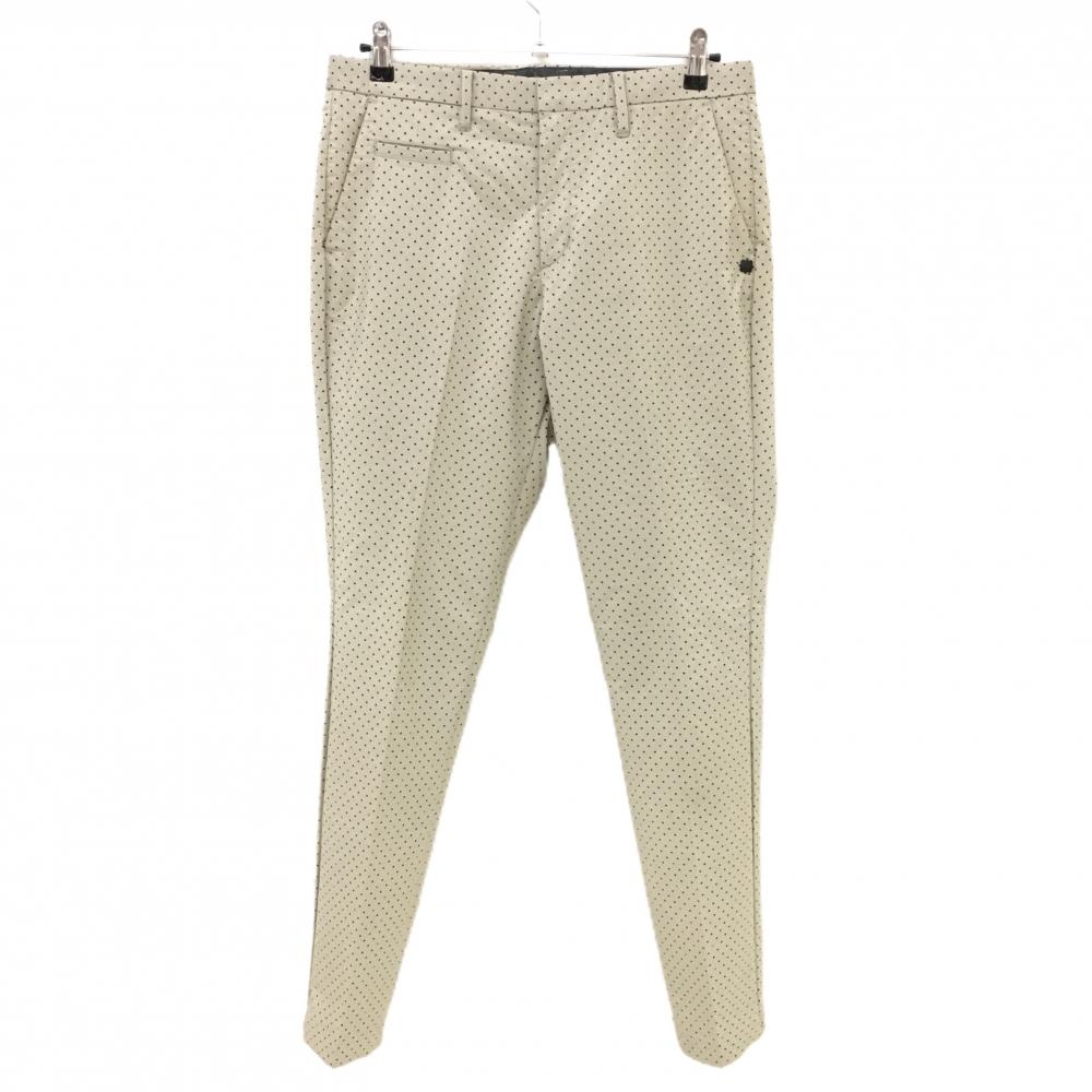 【美品】セントアンドリュース パンツ ベージュ×黒 ドット メンズ M ゴルフウェア 2024年モデル St ANDREWS