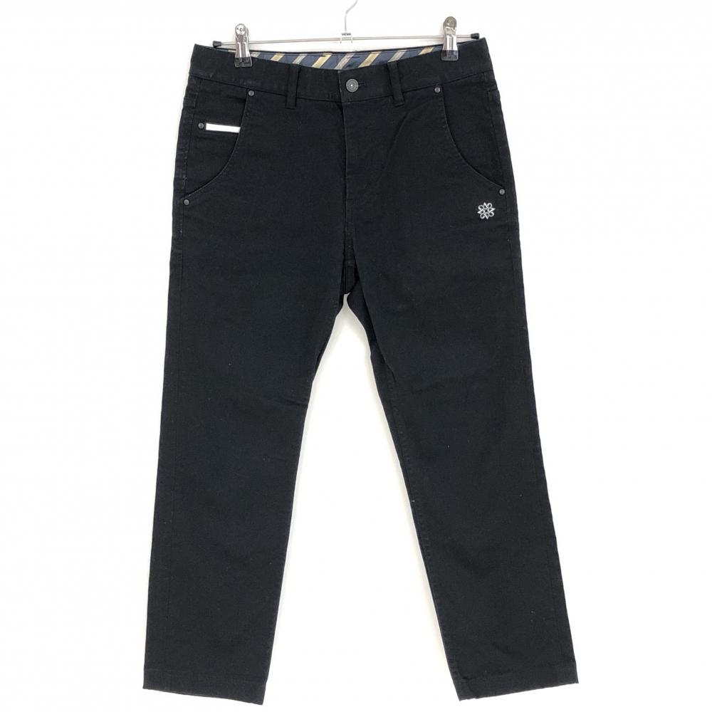 【美品】セントアンドリュース パンツ 黒 ストレッチ  メンズ S ゴルフウェア St ANDREWS