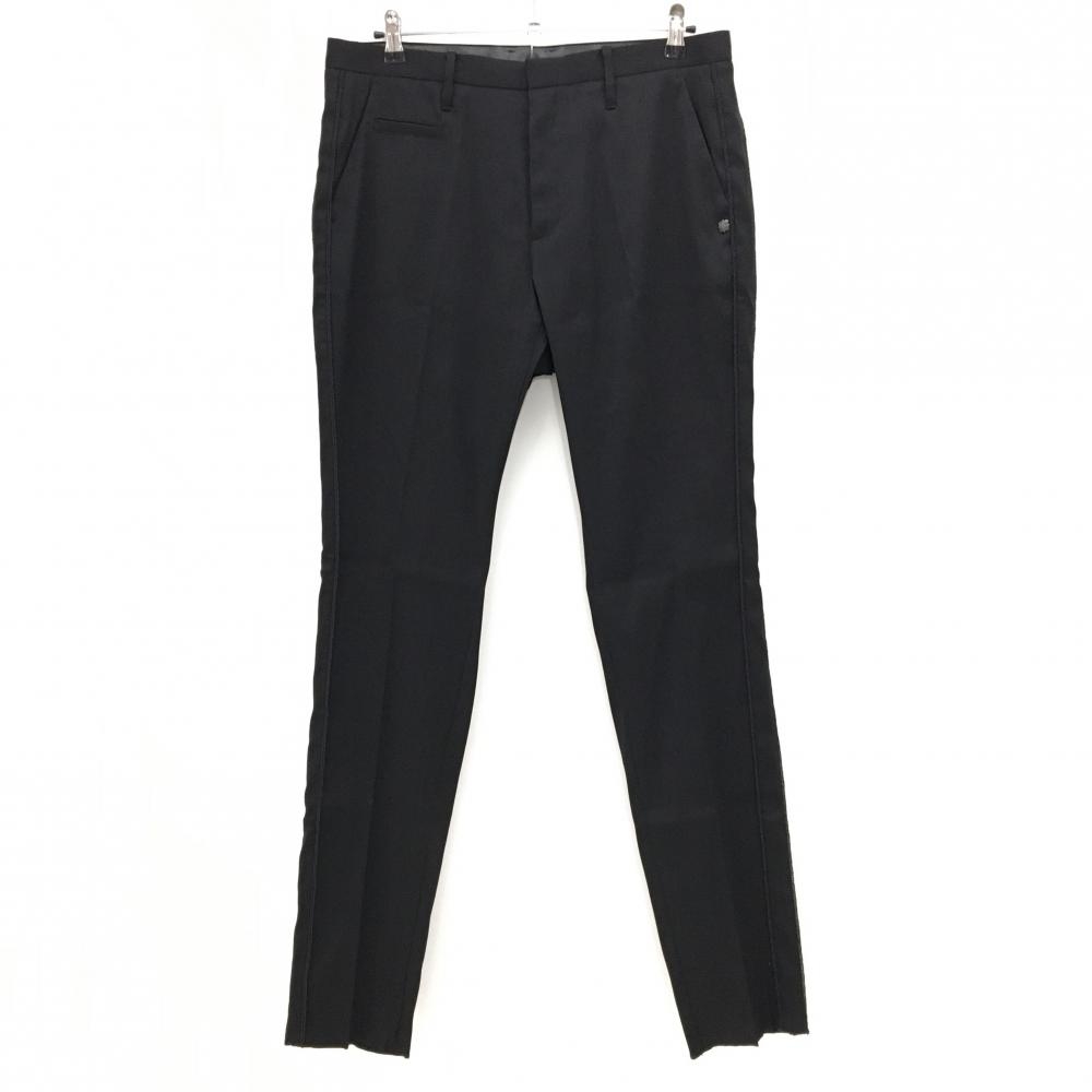 【超美品】セントアンドリュース パンツ 黒 サイドライン ストレッチ 薄手 メンズ LL ゴルフウェア St ANDREWS
