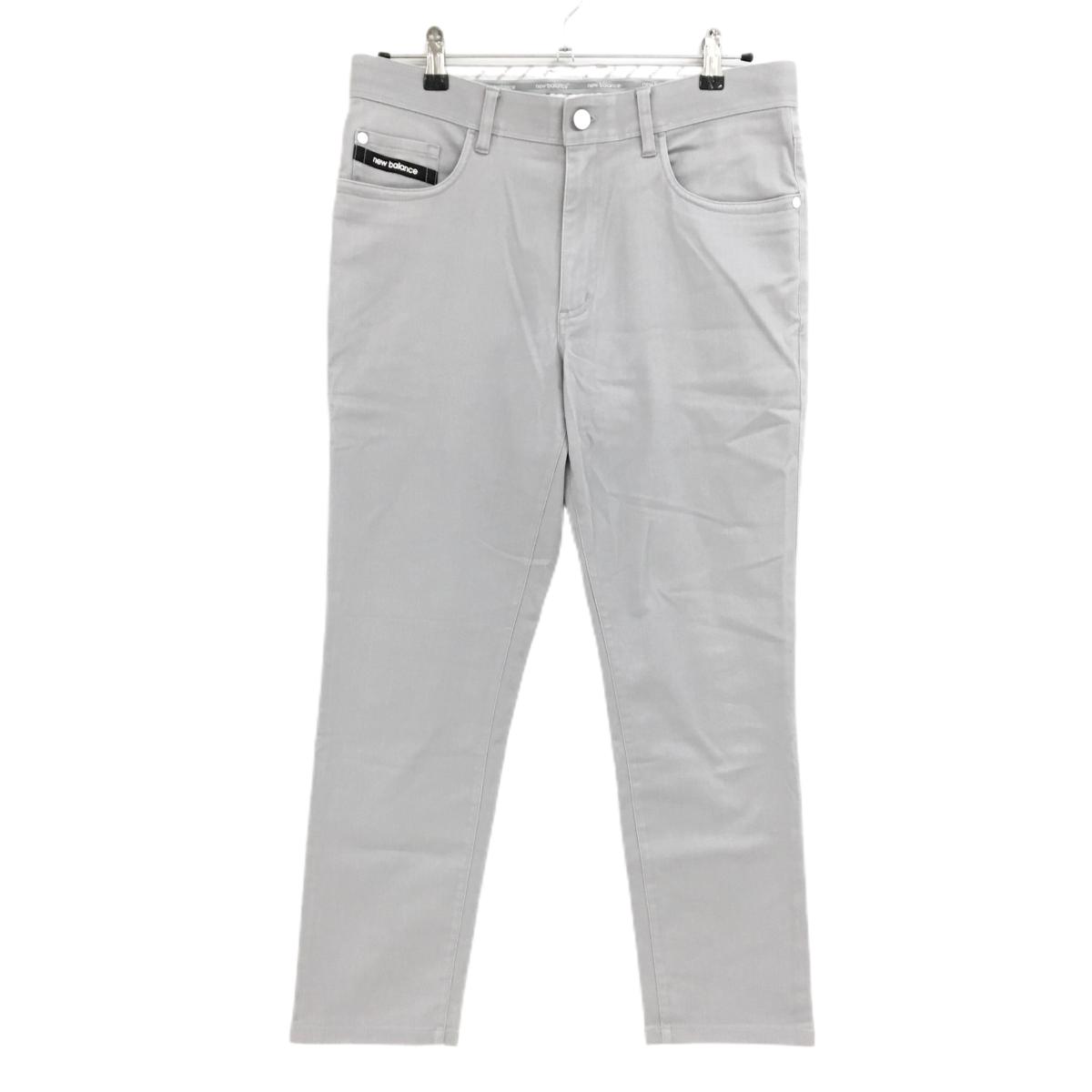 ニューバランスゴルフ パンツ グレー ロゴ刺しゅう コットン混 メンズ 5(L) ゴルフウェア New Balance