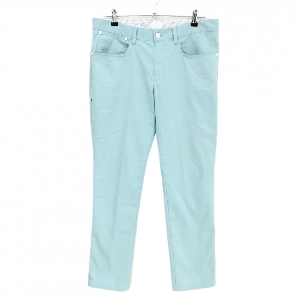 ニューバランスゴルフ パンツ ライトブルー コットン混 ストレッチ メンズ 5(L) ゴルフウェア New Balance