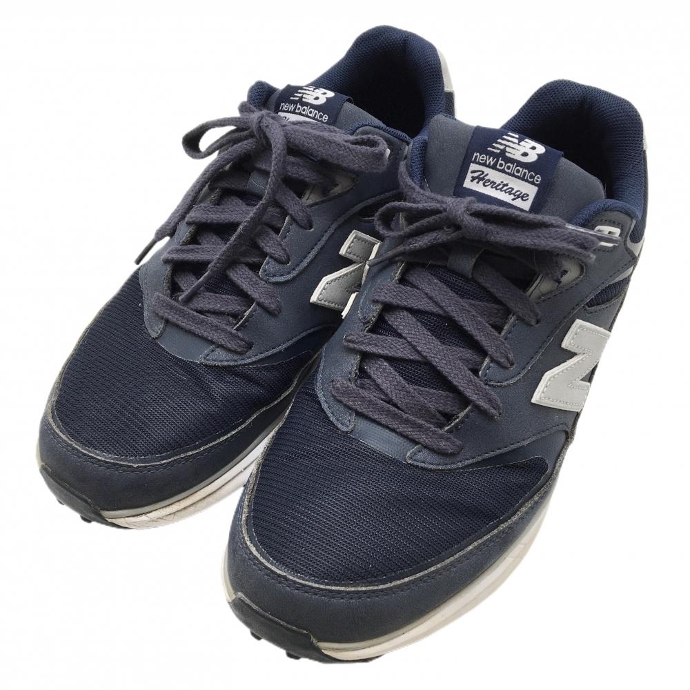 ニューバランス ゴルフシューズ ネイビー×白 MG100SNVD スパイクレス メンズ USA11.5(29.5相当) ゴルフウェア New Balance