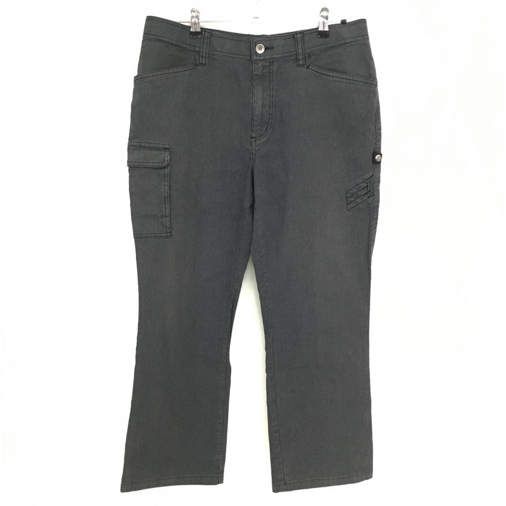 パラディーゾ パンツ 黒×グレー ストライプ  メンズ 92 ゴルフウェア Paradiso