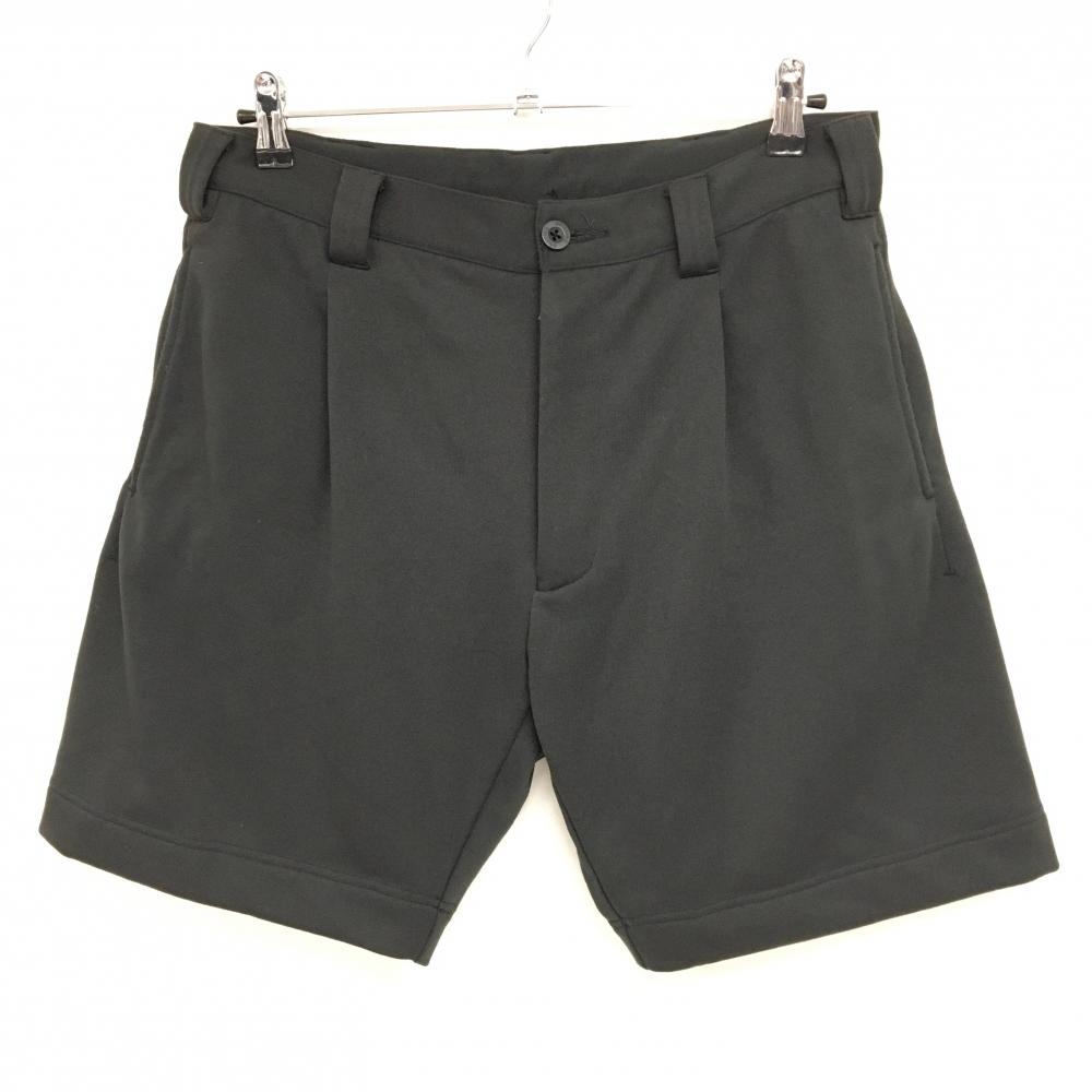 【美品】ブリーフィング×mocT ハーフパンツ 黒 スウェット地 メンズ M ゴルフウェア BRIEFING