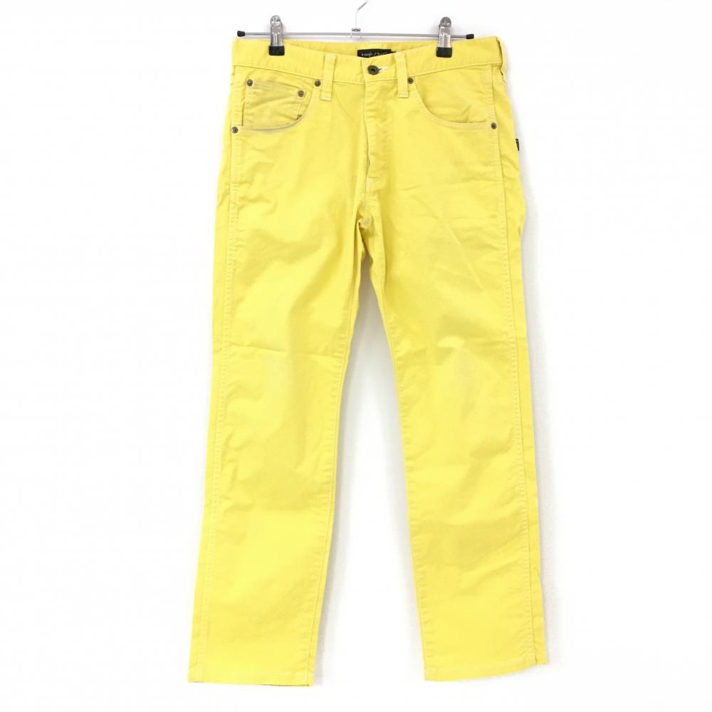 ラフアンドスウェル パンツ イエロー シンプル ストレッチ メンズ S ゴルフウェア rough＆swell