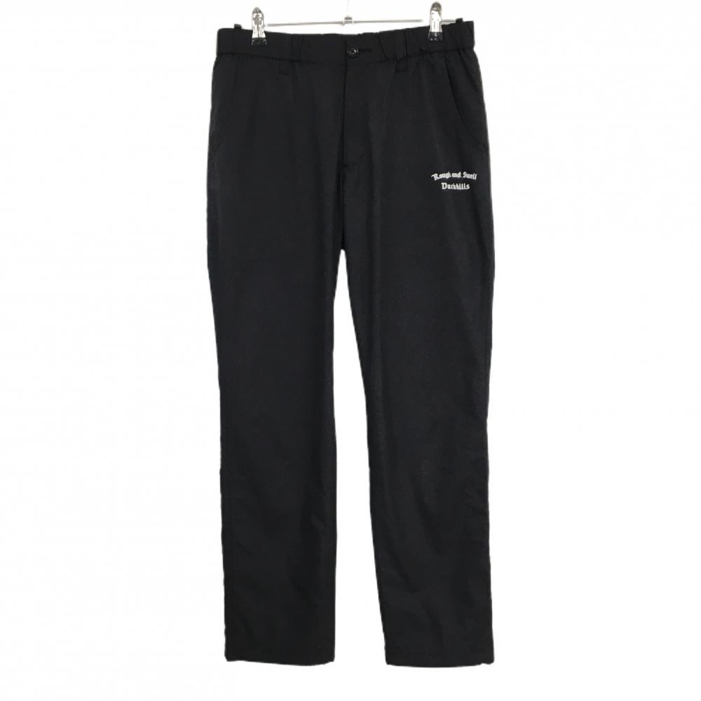 【美品】ラフアンドスウェル パンツ 黒 シャカシャカ 裏地メッシュ ドローコード  メンズ M ゴルフウェア rough＆swell