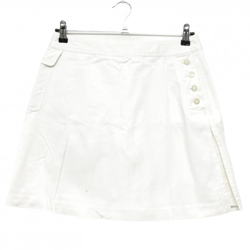 コルウィン スカート 白 ストレッチ 内側インナーパンツ レディース 13 ゴルフウェア Kolwin