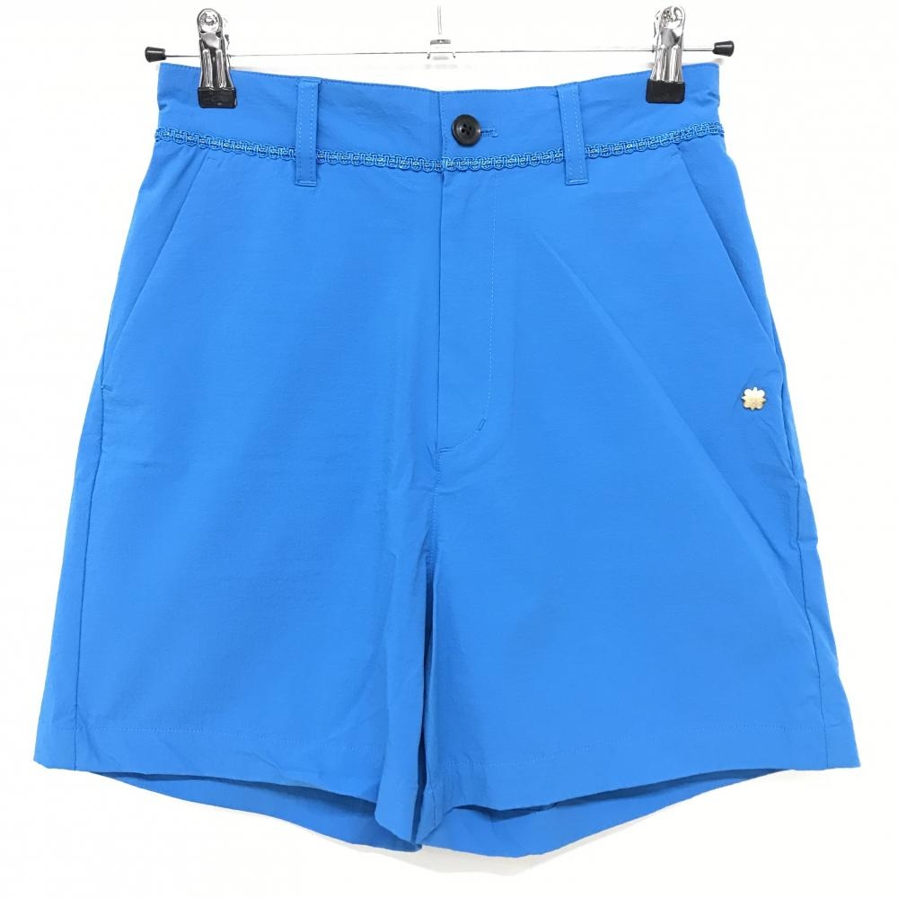 【超美品】セントアンドリュース ショートパンツ ブルー 接触冷感 ストレッチ 防透性 レディース S ゴルフウェア 2025年モデル St ANDREWS