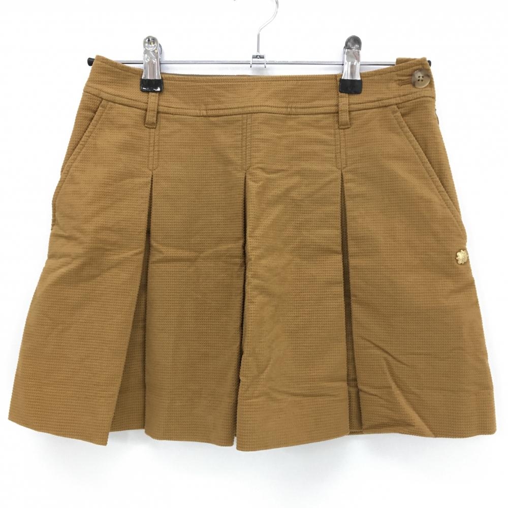 【超美品】セントアンドリュース スカート ライトブラウン系 ボックスプリーツ レディース SS ゴルフウェア 2023年モデル St ANDREWS