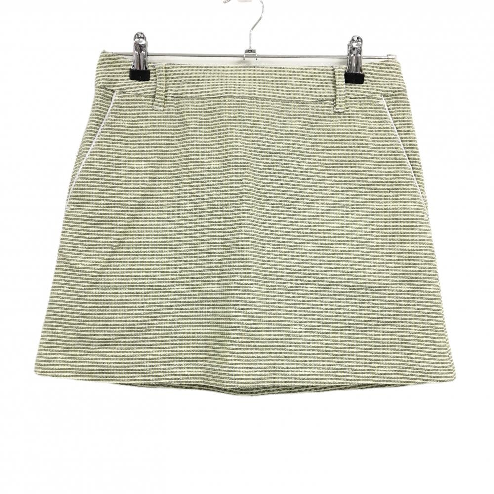 【超美品】セントアンドリュース スカート イエロー×グレー チェック風 内側インナーパンツ レディース S ゴルフウェア St ANDREWS