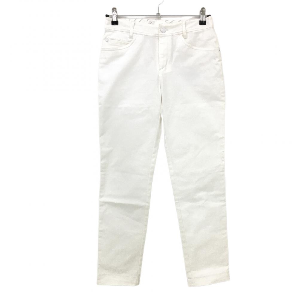 ニューバランス パンツ 白 バックロゴ刺しゅう  レディース 0 ゴルフウェア New Balance