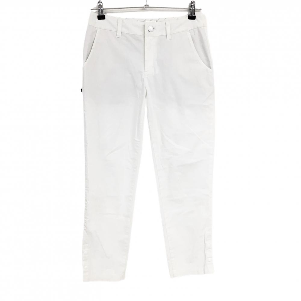 ニューバランスゴルフ パンツ 白 無地 バックプリント  レディース 0(S) ゴルフウェア New Balance