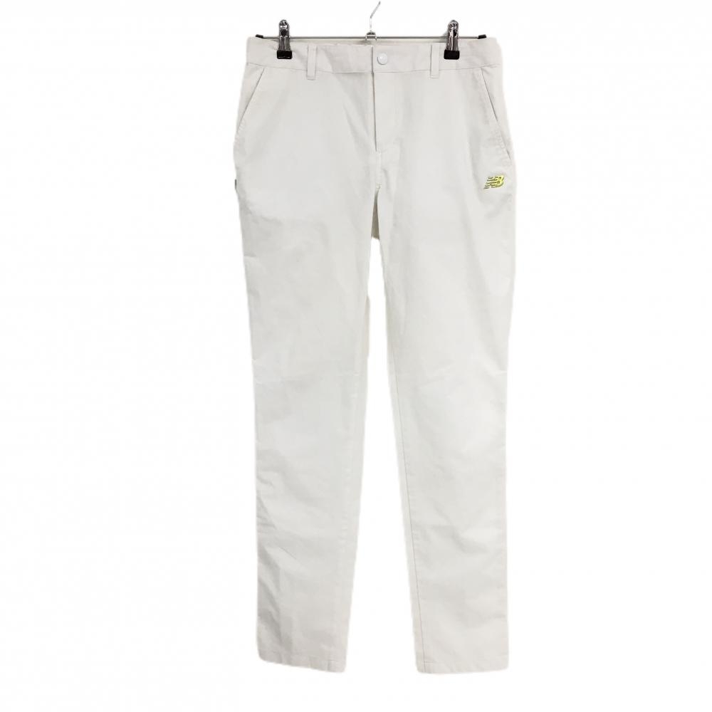 ニューバランスゴルフ パンツ 白 ロゴ レディース 2(L) ゴルフウェア New Balance