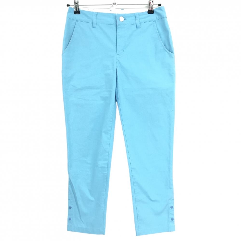 ニューバランスゴルフ パンツ ライトブルー 裾スナップボタン レディース 0(S) ゴルフウェア New Balance