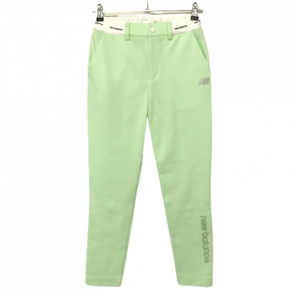【超美品】ニューバランス パンツ ミントグリーン ウエストゴム ストレッチ レディース 00 ゴルフウェア 2024年モデル New Balance
