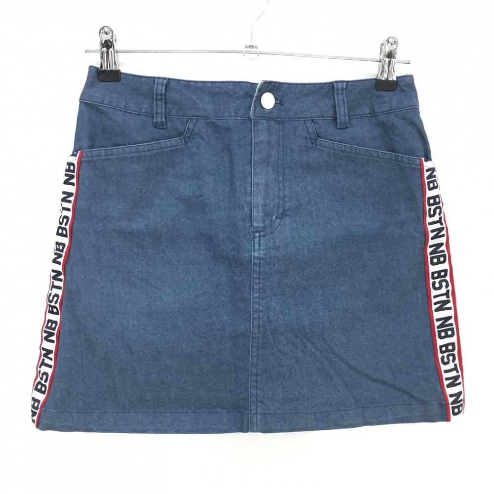 ニューバランスゴルフ スカート ネイビー サイドロゴ ストレッチ  レディース 0(S) ゴルフウェア New Balance