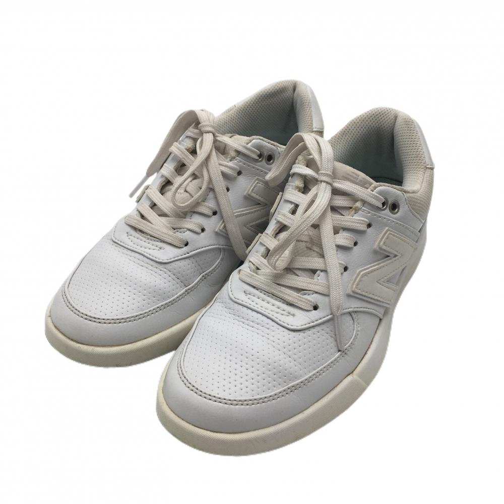 ニューバランスゴルフ ゴルフシューズ 白×グリーン UGC574JW スパイクレス  レディース 23.0 ゴルフウェア New Balance