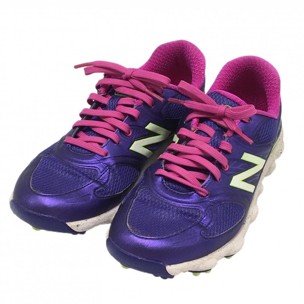 ニューバランスゴルフ ゴルフシューズ パープル×ピンク NBGW1001 MINIMUS  レディース USA7.5(24.5相当) ゴルフウェア New Balance