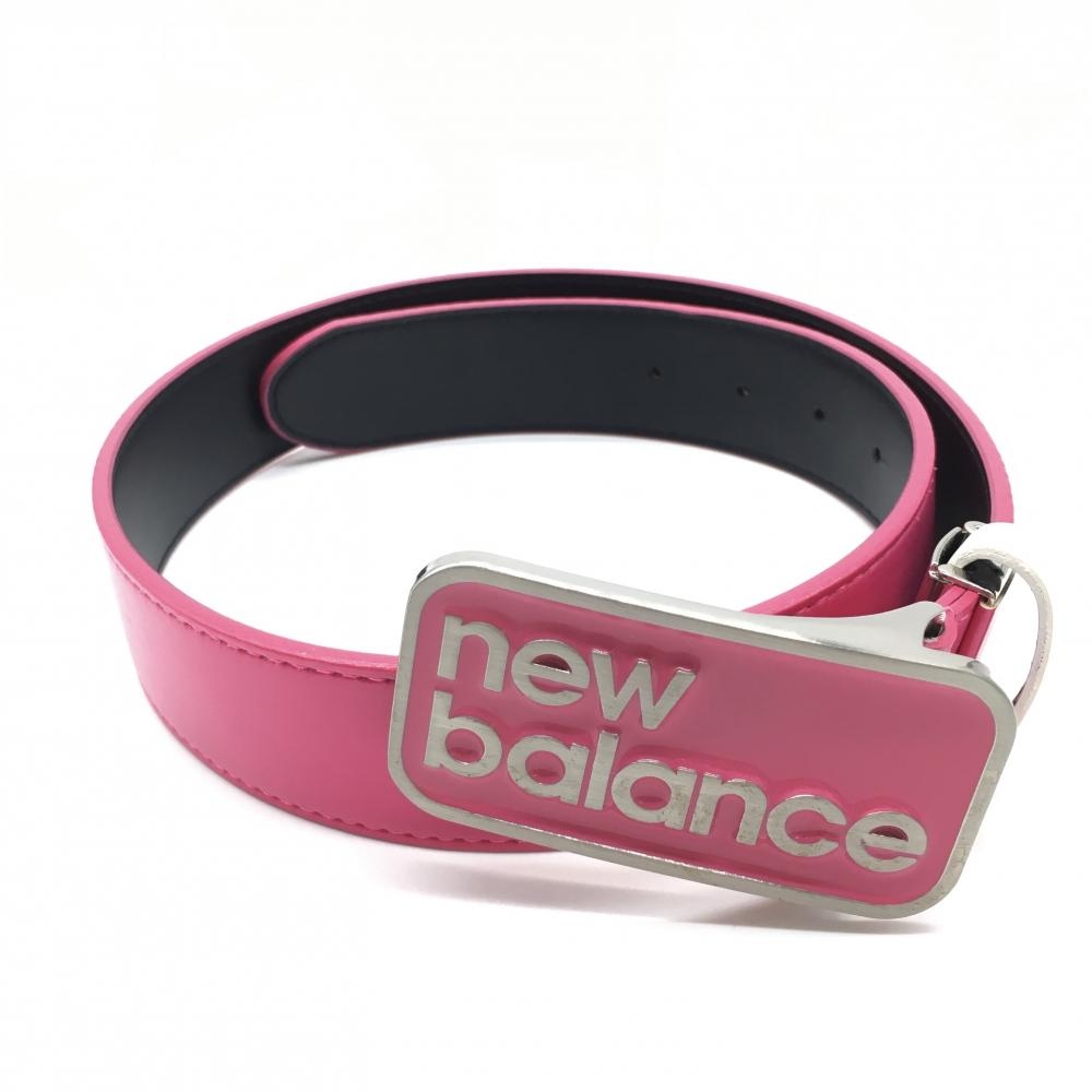 ニューバランス トップ式ベルト ピンク ロゴバックル  レディース  ゴルフウェア New Balance 画像