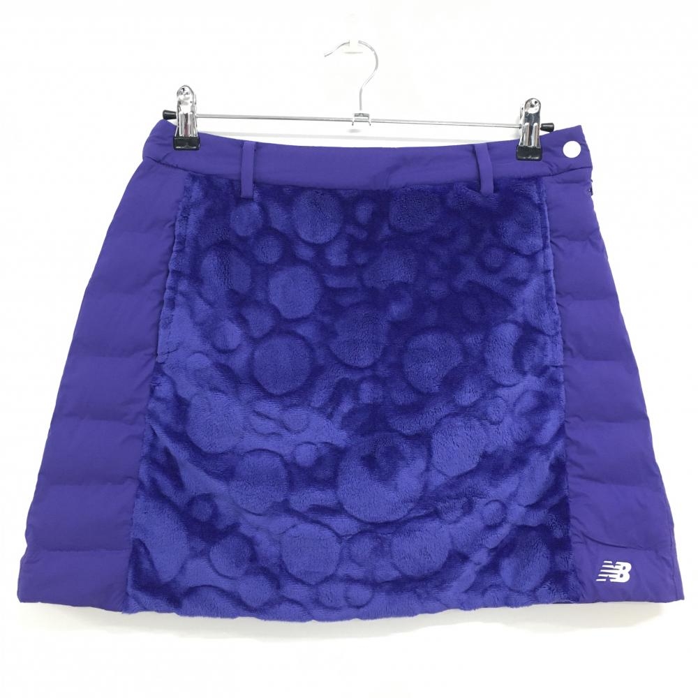 ニューバランス 中綿スカート パープル 異素材切替  レディース 2(L) ゴルフウェア New Balance