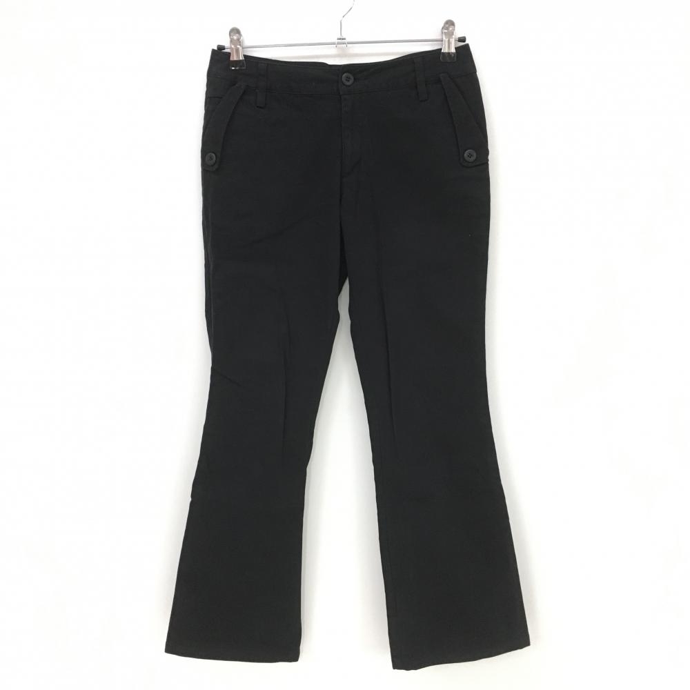 【美品】パラディーゾ パンツ 黒 シンプル レディース M ゴルフウェア Paradiso