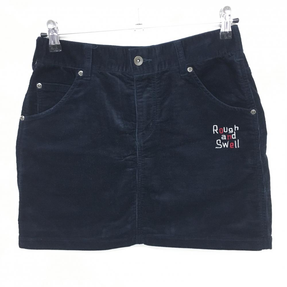 【美品】ラフアンドスウェル スカート ネイビー レディース M ゴルフウェア 2022年モデル rough＆swell