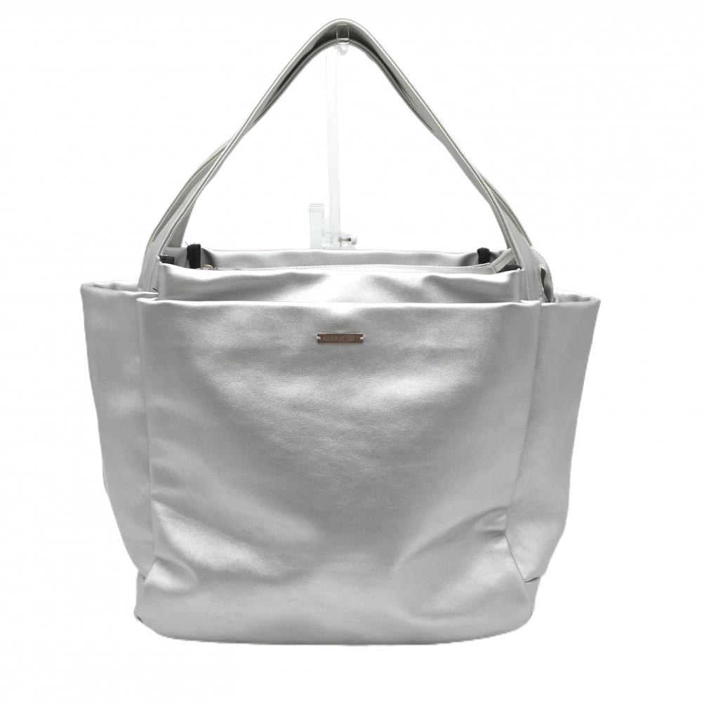 【超美品】アダバット ボストンバッグ シルバー 内外ポケット  ゴルフ adabat